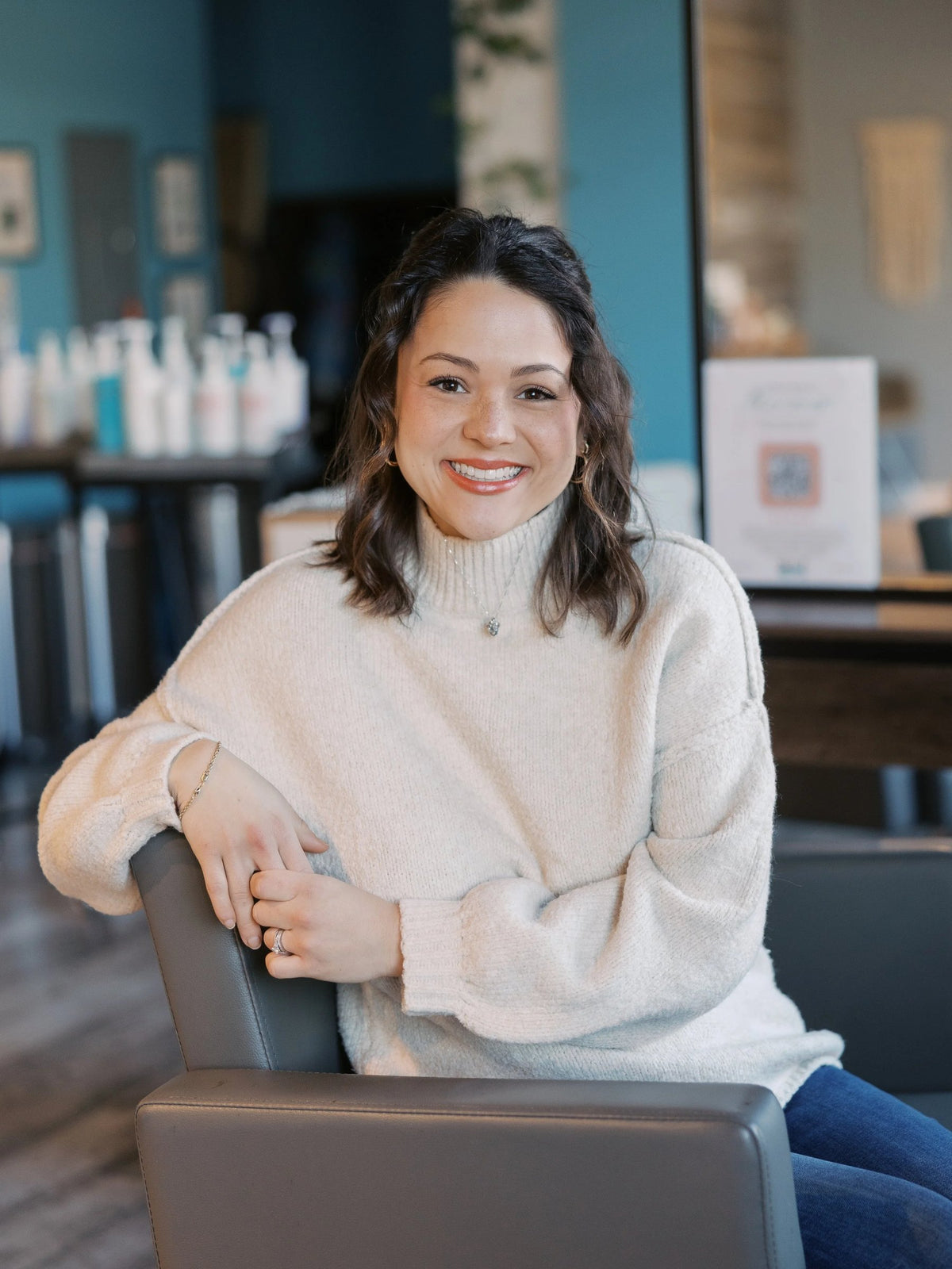 Katlynn, hair stylist at SALT Salon + Spa in Antioch, IL